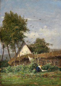 Au jardinage - László Paál
